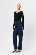 Load image into Gallery viewer, Mossman Sedona Top - Black Apparel > Women > Clothing > Tops > Long Sleeve Tops > Ribbed Jersey Tops > Mossman Hyde Boutique