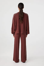 Load image into Gallery viewer, Arcaa Pippa Long Sleeve Top - Merlot/Cream Hyde Boutique