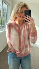 Load image into Gallery viewer, Remain x Hyde Exclusive Merino Tali Cardigan - Rose Stripe Hyde Boutique