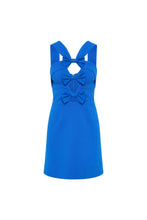 Load image into Gallery viewer, Rebecca Vallance Antonella Mini Dress - Marine Blue Apparel > Women > Clothing > Dresses > Mini Dresses > Rebecca Vallance Hyde Boutique