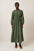 Load image into Gallery viewer, Kowtow Aspen Dress - Forest Green Grid Hyde Boutique