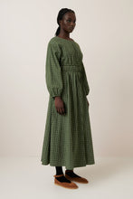 Load image into Gallery viewer, Kowtow Aspen Dress - Forest Green Grid Hyde Boutique