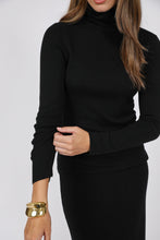 Load image into Gallery viewer, Marlow Alto Merino Roll Neck - Black Hyde Boutique
