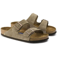 Load image into Gallery viewer, Birkenstock Arizona SFB Suede Leather (Narrow) - Taupe Hyde Boutique