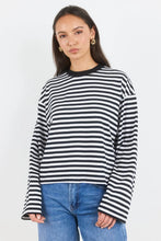 Load image into Gallery viewer, Stories Be Told Unite Stripe Long Sleeve - Black Arriving Friday