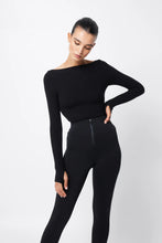 Load image into Gallery viewer, Mossman The Camden Top - Black Hyde Boutique