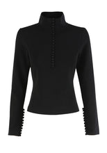 Load image into Gallery viewer, Mossman Mayfair Long Sleeve Top - Black Hyde Boutique