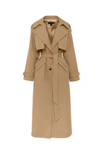 Load image into Gallery viewer, Mossman Franklin Trench Coat - Sand Apparel > Women > Clothing > Jackets > Trench Coats > Classic Trench Coats > Mossman Hyde Boutique