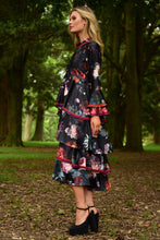Load image into Gallery viewer, Trelise Cooper Flounce Up My Life Dress - Black Apparel > Women > Clothing > Dresses > Midi Dresses > Trelise Cooper Hyde Boutique