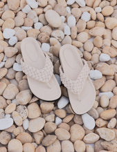 Load image into Gallery viewer, La Tribe Braided Thong - Cream Hyde Boutique