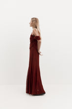 Load image into Gallery viewer, Harris Tapper Lucille Dress - Burgundy Hyde Boutique