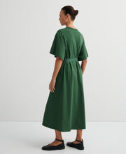 Load image into Gallery viewer, Kowtow Shadow Dress - Forest Apparel > Women > Clothing > Dresses > Midi Dresses > Kowtow Hyde Boutique