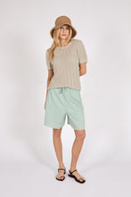 Load image into Gallery viewer, Marlow Lume Knit Tee - Natural