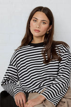 Load image into Gallery viewer, Stories Be Told Unite Stripe Long Sleeve - Black Arriving Friday