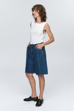 Load image into Gallery viewer, Marle Belted Jean Short - Washed Indigo Hyde Boutique