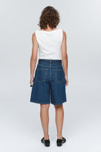 Load image into Gallery viewer, Marle Belted Jean Short - Washed Indigo Hyde Boutique