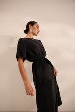 Load image into Gallery viewer, Marlow Reverb Dress - Black Hyde Boutique