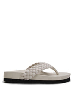 Load image into Gallery viewer, La Tribe Braided Thong - Cream Hyde Boutique