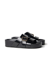 Load image into Gallery viewer, La Tribe Buckle Strap Platform - Black Hyde Boutique