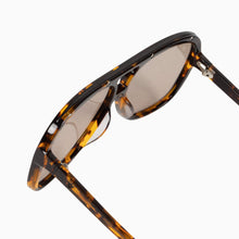 Load image into Gallery viewer, Valley Eyewear Bang - Dark Tortoise with Matte Black Metal Trim/Light Brown Lens Arriving Mid Nov Hyde Boutique