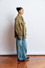 Load image into Gallery viewer, Mahsa Bow Blouse - Kelp Hyde Boutique