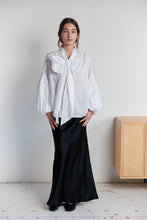 Load image into Gallery viewer, Mahsa Bow Blouse - White Hyde Boutique