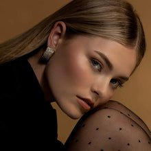 Load image into Gallery viewer, Silk & Steel Diva Earrings - CZ + Silver Hyde Boutique