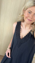 Load image into Gallery viewer, BY FRANKIE Lace Strap Maxi Dress - Black