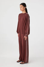 Load image into Gallery viewer, Arcaa Pippa Long Sleeve Top - Merlot/Cream Hyde Boutique
