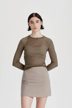 Load image into Gallery viewer, Commoners Ultrafine Long Sleeve Layer Tee - Olive Hyde Boutique