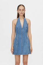 Load image into Gallery viewer, Camilla and Marc Cascadia Denim Mini Dress - Classic Blue Apparel > Women > Clothing > Dresses > Mini Dresses > Camilla and Marc Hyde Boutique