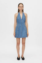 Load image into Gallery viewer, Camilla and Marc Cascadia Denim Mini Dress - Classic Blue Apparel > Women > Clothing > Dresses > Mini Dresses > Camilla and Marc Hyde Boutique