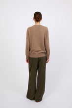 Load image into Gallery viewer, Marlow Cashmere Crew - Nutmeg Hyde Boutique
