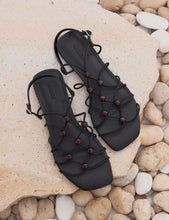 Load image into Gallery viewer, La Tribe Lola Sandal - Black Hyde Boutique