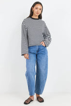 Load image into Gallery viewer, Stories Be Told Unite Stripe Long Sleeve - Black Arriving Friday