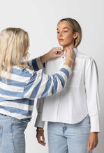 Load image into Gallery viewer, Clementine Heart On Your Sleeve Shirt - White