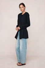 Load image into Gallery viewer, Marle Cipriana Jacket - Black Apparel > Women > Clothing > Jackets > Longline Jackets > Collarless Jackets > Marle Hyde Boutique