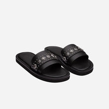 Load image into Gallery viewer, Sol Sana Cleo Slide - Black / Silver  Hyde Boutique   
