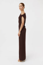 Load image into Gallery viewer, Camilla and Marc Annalise Draped Maxi Dress - Chocolate Brown  Hyde Boutique   
