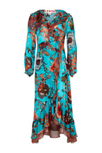 Load image into Gallery viewer, Cooper by Trelise Cooper Frilling Effect Dress - Blue Floral Apparel > Women > Clothing > Dresses > Midi Dresses > Cooper By Trelise Cooper Hyde Boutique
