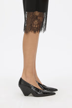 Load image into Gallery viewer, Rhys Croc Pump - Black l Hyde Boutique