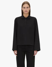 Load image into Gallery viewer, Camilla and Marc Moreno Long Sleeve Polo - Black