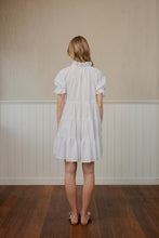 Load image into Gallery viewer, Caitlin Crisp Poppy Dress - White Viole  Hyde Boutique   
