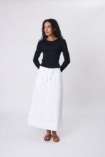 Load image into Gallery viewer, Marlow Cascade Skirt - Chalk Hyde Boutique
