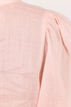 Load image into Gallery viewer, Ivy + Jack Continuance Semi Sheer High Neck Buttoned Short Sleeve Top - Blush Apparel > Women > Clothing > Tops > Short Sleeve Tops > Ivy Jack Hyde Boutique