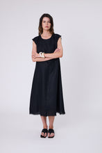 Load image into Gallery viewer, Marlow Costa Linen Dress - Black Apparel > Women > Clothing > Dresses > Midi Dresses > Marlow Hyde Boutique