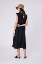 Load image into Gallery viewer, Marlow Costa Linen Dress - Black Apparel > Women > Clothing > Dresses > Midi Dresses > Marlow Hyde Boutique