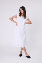 Load image into Gallery viewer, Marlow Costa Linen Dress - White Apparel > Women > Clothing > Dresses > Midi Dresses > Marlow Hyde Boutique