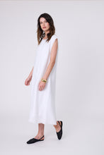 Load image into Gallery viewer, Marlow Costa Linen Dress - White Apparel > Women > Clothing > Dresses > Midi Dresses > Marlow Hyde Boutique