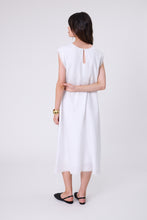 Load image into Gallery viewer, Marlow Costa Linen Dress - White Apparel > Women > Clothing > Dresses > Midi Dresses > Marlow Hyde Boutique